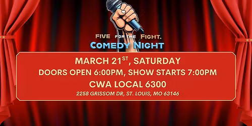 Five for the Fight Comedy Night!