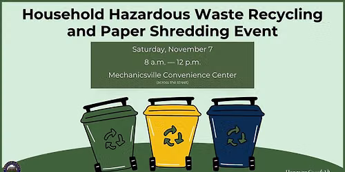 Household Hazardous Waste Recycling and Paper Shredding