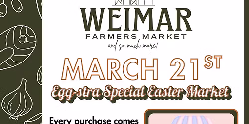 March Farmers Market-Egg-stra Special Easter Market
