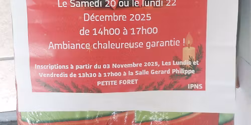 ateliers de No\u00ebl "centre de table"