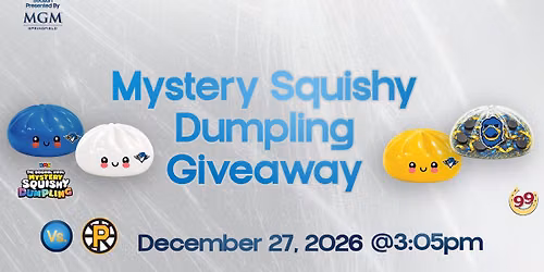 Springfield Thunderbirds Mystery Squishy Dumpling Giveaway