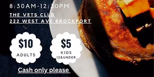 Brockport/ Hamlin Jr Blue Devils “All you can eat pancake breakfast” 