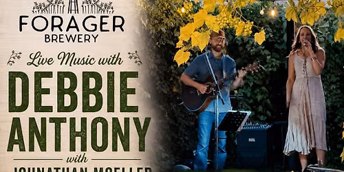 Debbie Anthony with Johnathan Moeller at Forager Brewery