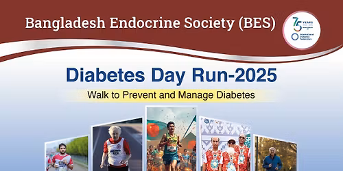 "Diabetes Day Run-2025 by BES" Walk to Prevent and Manage Diabetes.