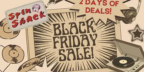 Spin Shack's Black Friday & Small Business Saturday Sale