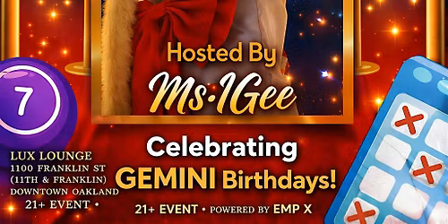 Zodiac inspired R&B Bingo