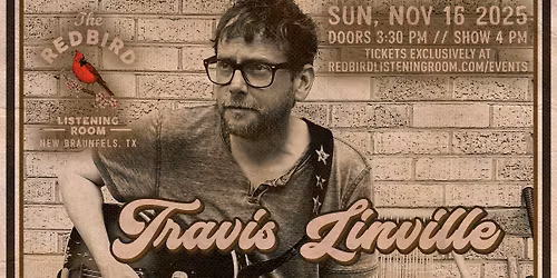 Travis Linville @ The Redbird - 4 pm