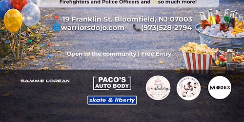 Warriors Dojo 25th Year Anniversary Block Party