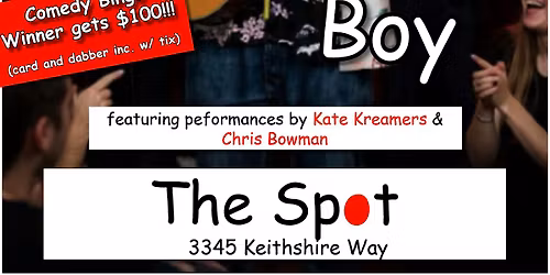 Big Burffday Boy A Comedy Event