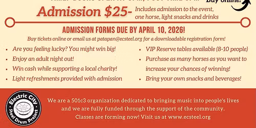 Night at the Races- Benefitting EC Steel Drum Project