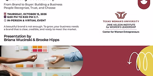 Quarterly Workshop: From Brand to Buyer