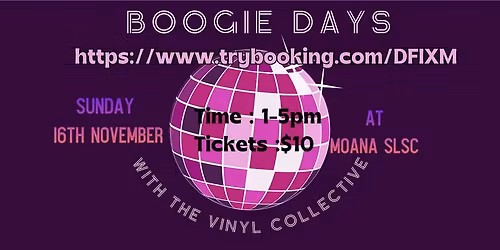 BOOGIE DAYS -Afternoon Disco Dance
