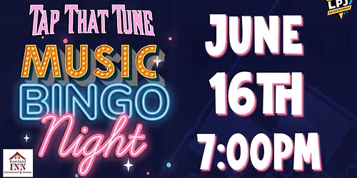 Tap That Tune Music Bingo