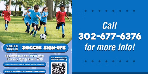 Youth Soccer Sign-Ups Deadline