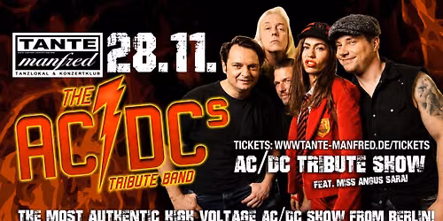 live: \u2605 THE AC\/DCs TRIBUTE BAND \u2605 The most authentic high voltage AC\/DC Show from Berlin!