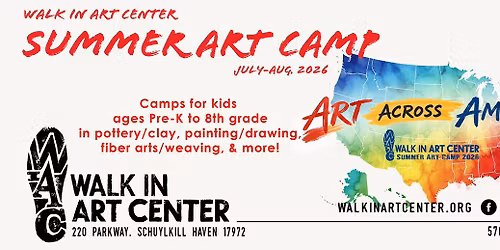 "Art Across America"-Summer Art Camp Registration Now Open!