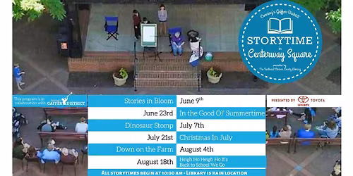 Storytime in Centerway Square