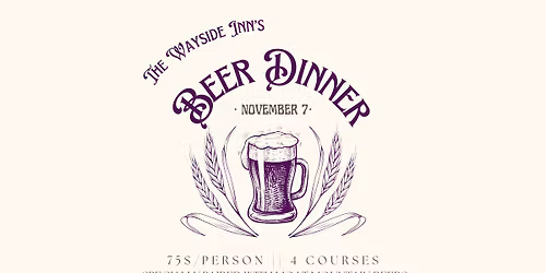 Beer Dinner at The Wayside 