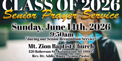 Senior Prayer Service, Class of 2026