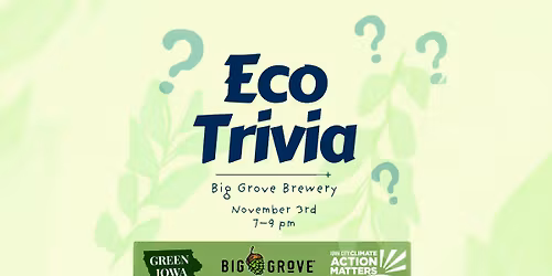FREE | EcoTrivia with Green Iowa AmericCorps | Iowa City