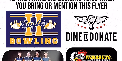 Dine-To-Donate : Support the Hartland Bowlers!