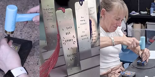 Metal Stamping Workshop - Make your own hand-stamped bookmark