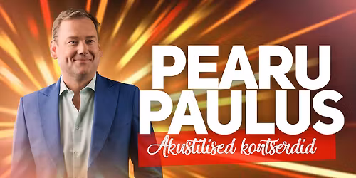 Tartu - Pearu Paulus - Akustiline kontsert
