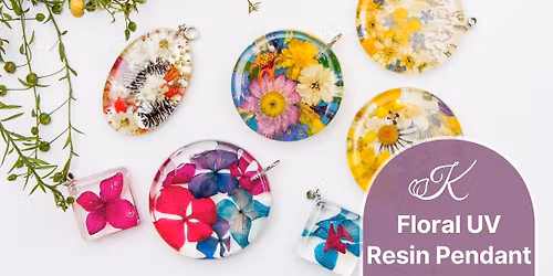 Working with Resin: Floral UV Resin Pendant