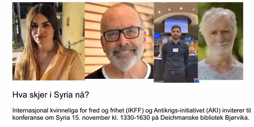 Hva skjer i Syria n\u00e5?