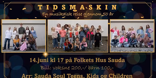 TIDSMASKIN - en musikalsk reise gjennom 50 \u00e5r