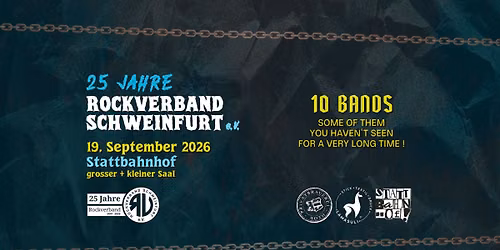 AUSVERKAUFT \u25cf 25 Jahre ROCKVERBAND SCHWEINFURT e.V. \u25cf