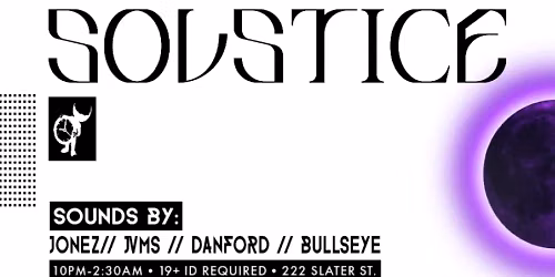 SOLSTICE July 31st @ City At Night