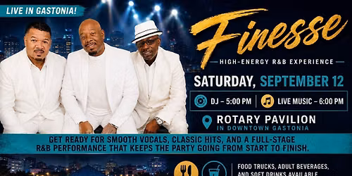 Finesse Live in Downtown Gastonia | September 12