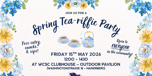 Spring TEA-riffic Party! \ud83e\uded6\ud83c\udf3c\ud83e\udebb