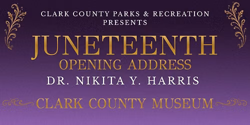 Juneteenth Opening Address