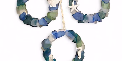 Seaglass Wreath Ornamnets