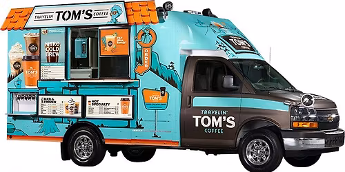 Travelin' Tom's Coffee Truck Pop-Up!