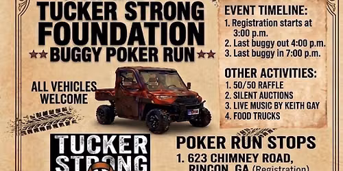 Tucker Strong Foundation Buggy Poker Run