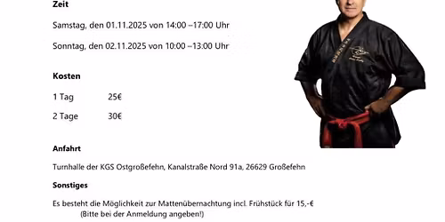 Goshindo-Seminar mit Alain Sailly