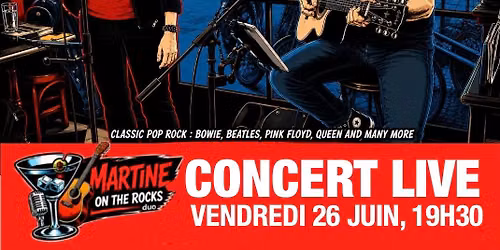 Concert live Martine on the Rocks