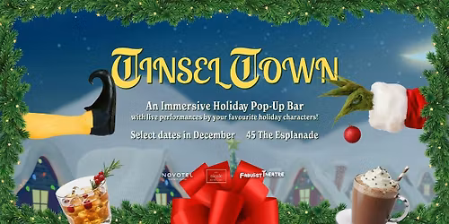 Tinseltown: An Immersive Holiday Pop-Up Bar