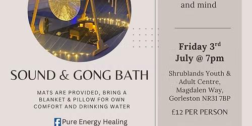 Sound & Gong Bath Experience 