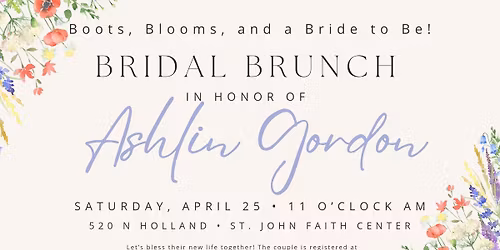 Ashlin Gordon Bridal Brunch 