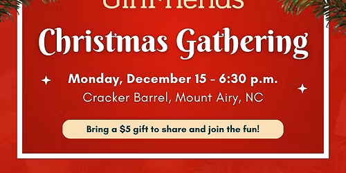 GirlFriends December Meeting