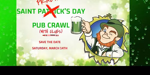Saint Practice Day Pub Crawl (with CLUES)