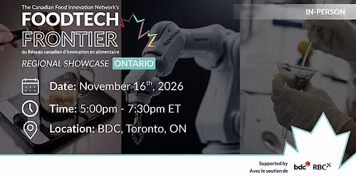 Foodtech Frontier 2026: Ontario