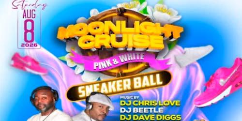 Pink & White Sneaker Ball - Moonlight Cruise