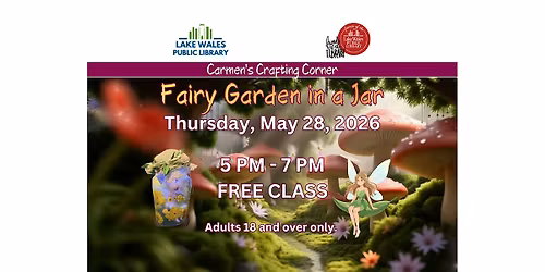 Carmen's Crafting Corner - Fairy Garden in a Jar