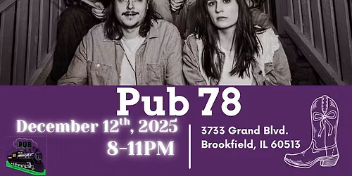 Hearts & Boots at Pub 78