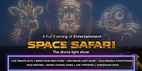 Space Safari Drone Light Show - Tunbridge Wells